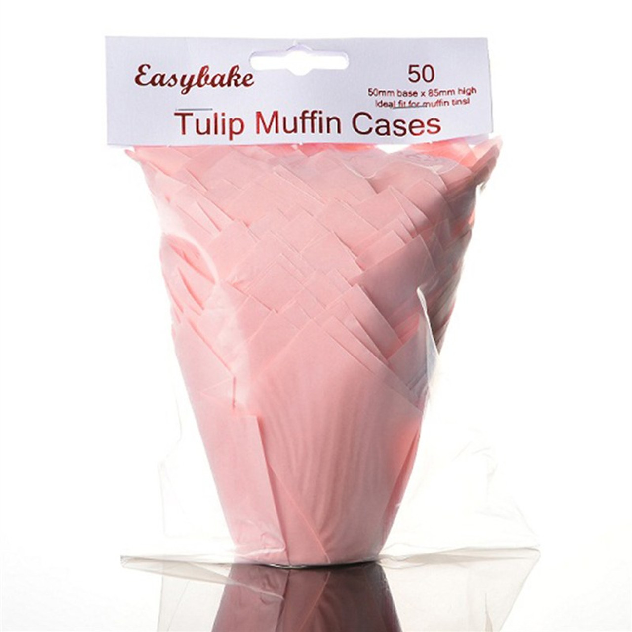 Tulip Cupcake/Muffin Cases Pink  x50