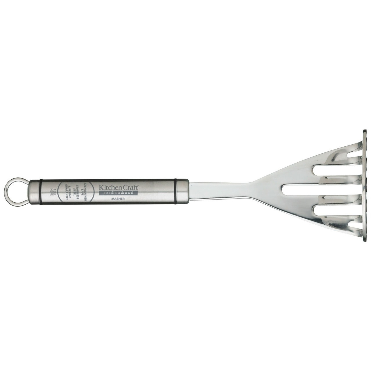 Oval Handled Professional Stainless Steel Masher