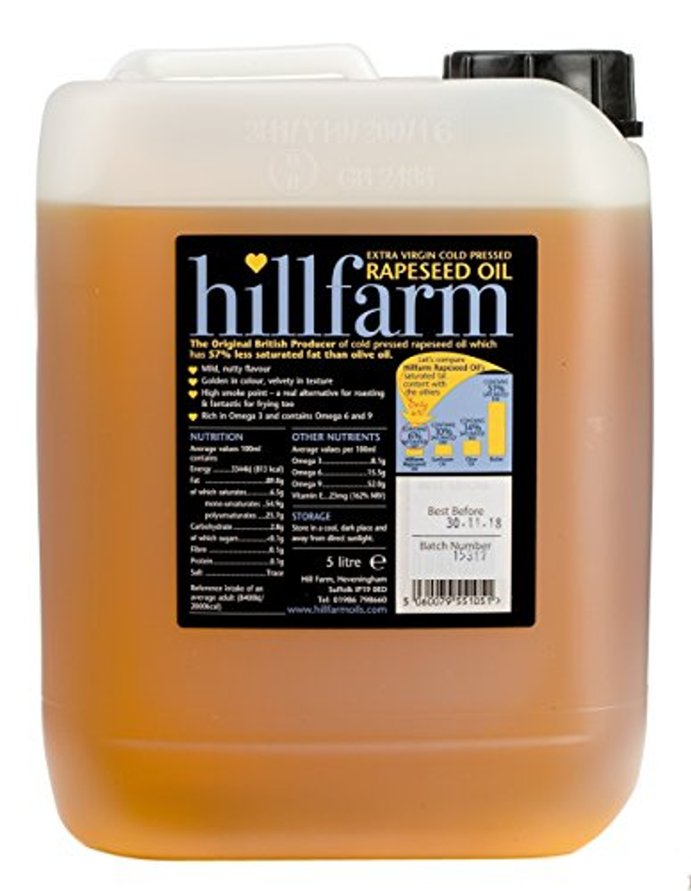 Hillfarm Rapeseed Oil Extra Virgin
