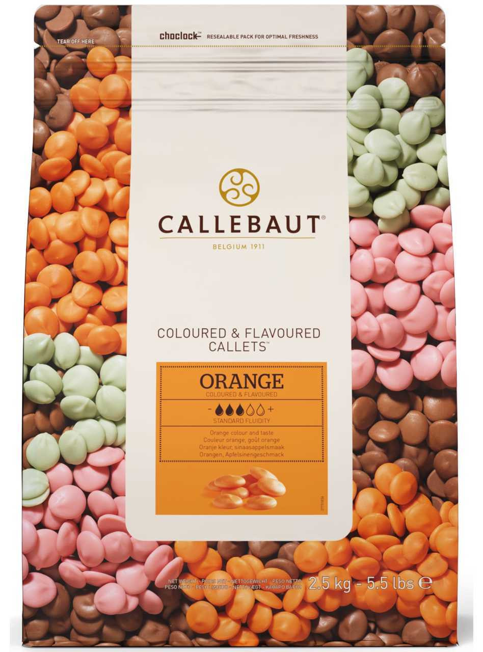 CALLEBAUT - ORANGE CALLETS - 2.5KG