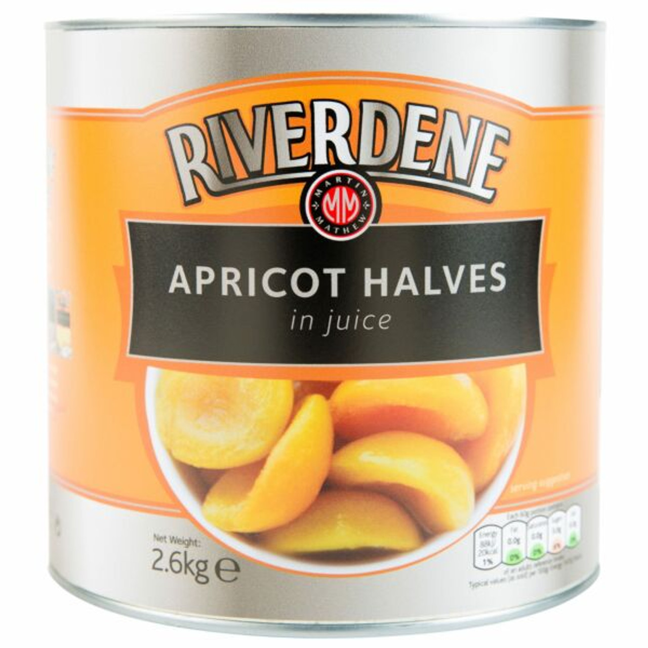 RIVERDENE APRICOTS HALVES IN JUICE 2.5KG