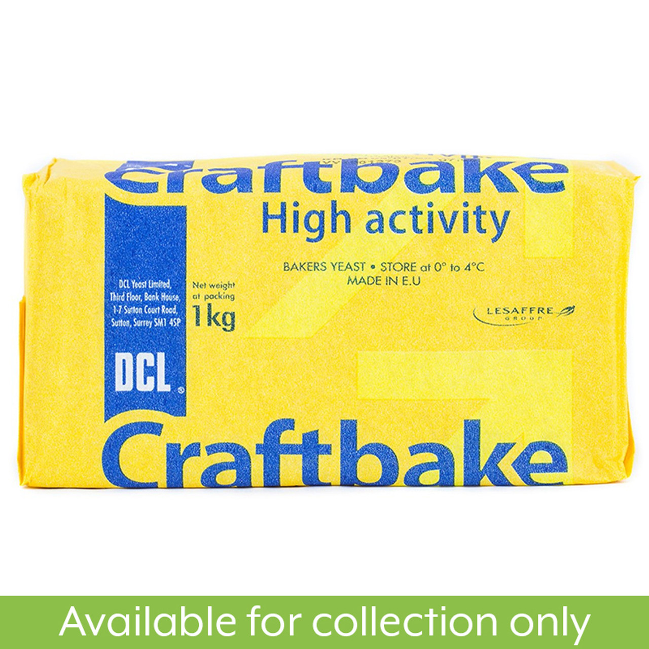 DCL HIGH ACTIVITY CRAFTBAKE FRESH YEAST 1KG