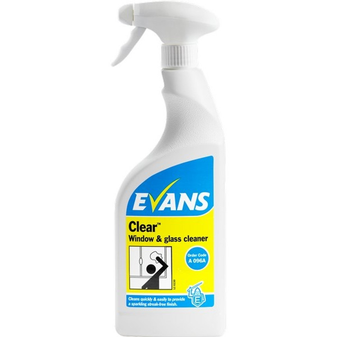 EVANS CLEAR WINDOW & GLASS CLEANER 750ml