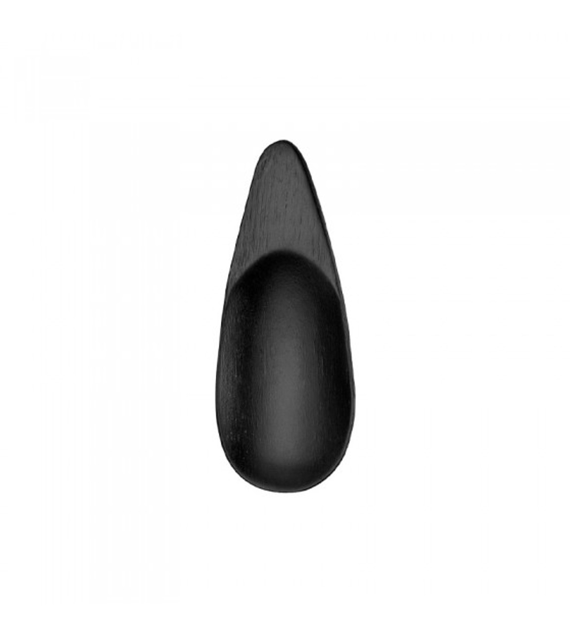 BLACK TASTING SPOON 10CM