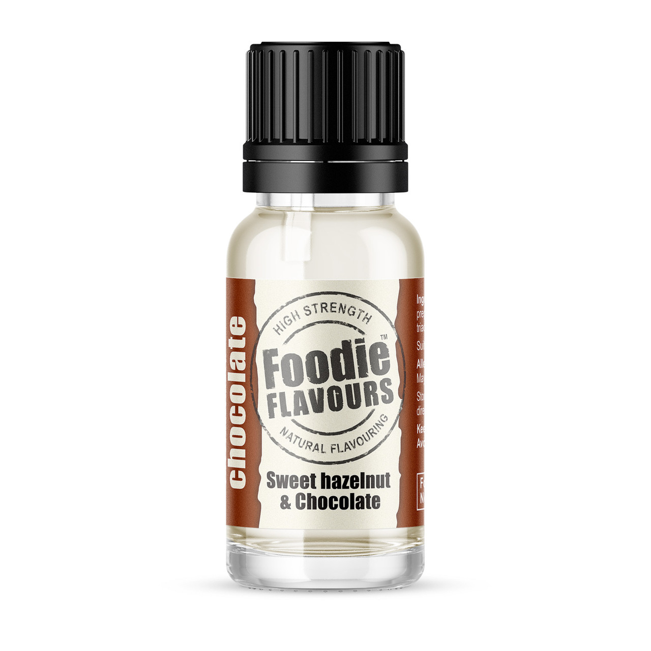 Foodie Flavours - Hazelnut & Chocolate Natural Flavouring - 15ml 