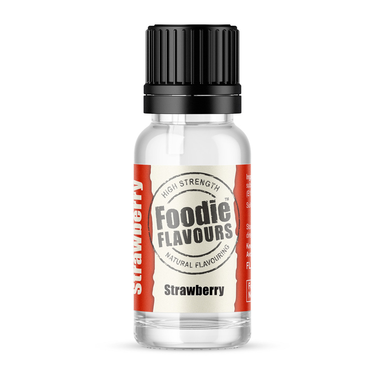 Foodie Flavours - Strawberry Natural Flavouring - 15ml 