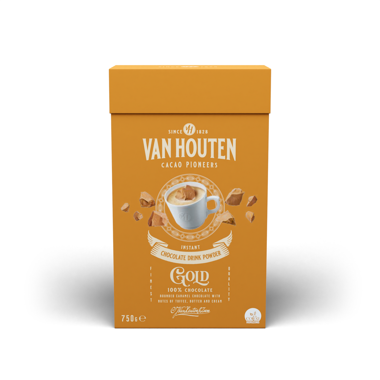 VAN HOUTEN - GROUND HOT CHOCOLATE (GOLD) - 750g