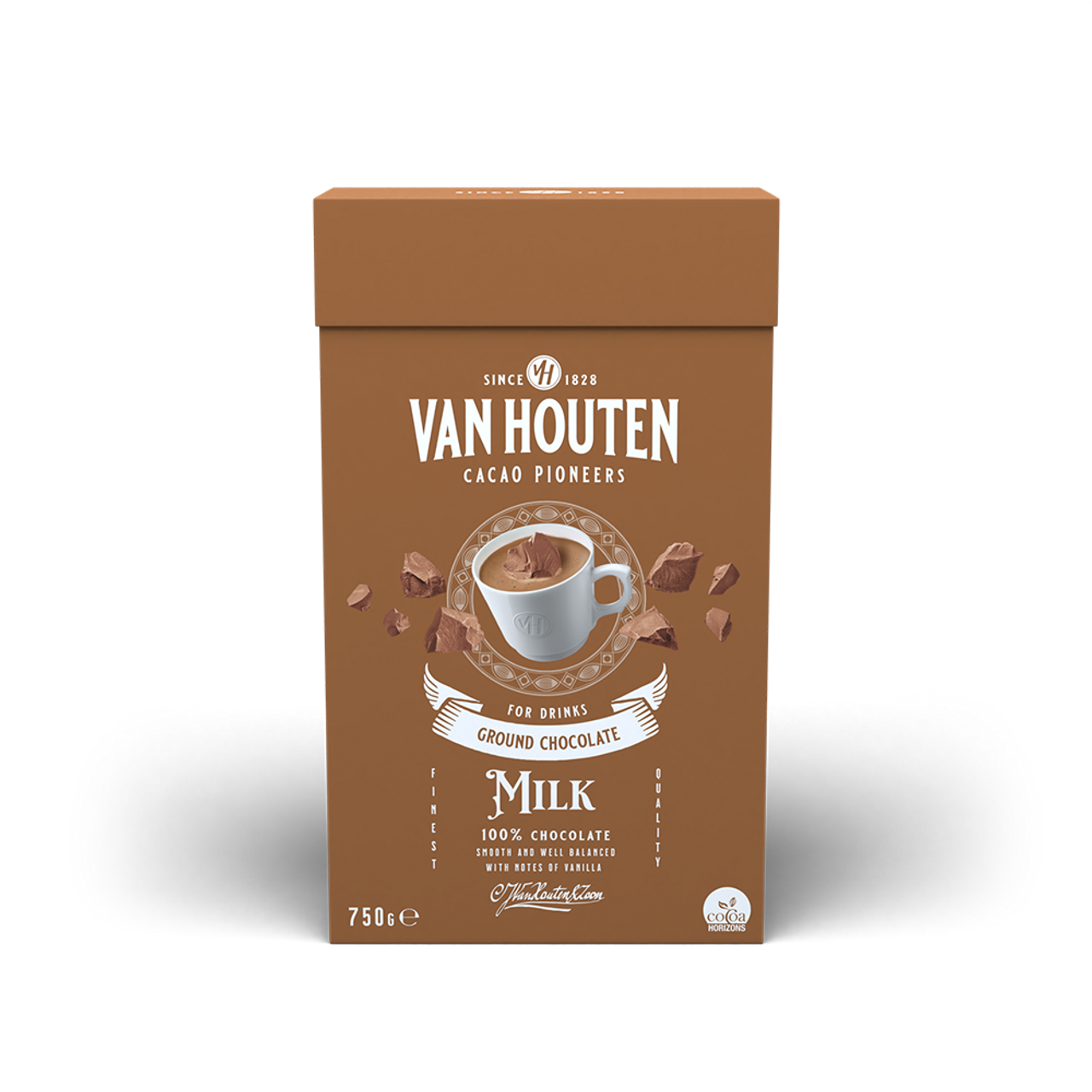 VAN HOUTEN - GROUND HOT CHOCOLATE (MILK) - 750g