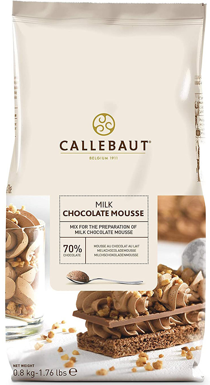 CALLEBAUT MILK CHOCOLATE MOUSSE - 800G - Infusions Limited