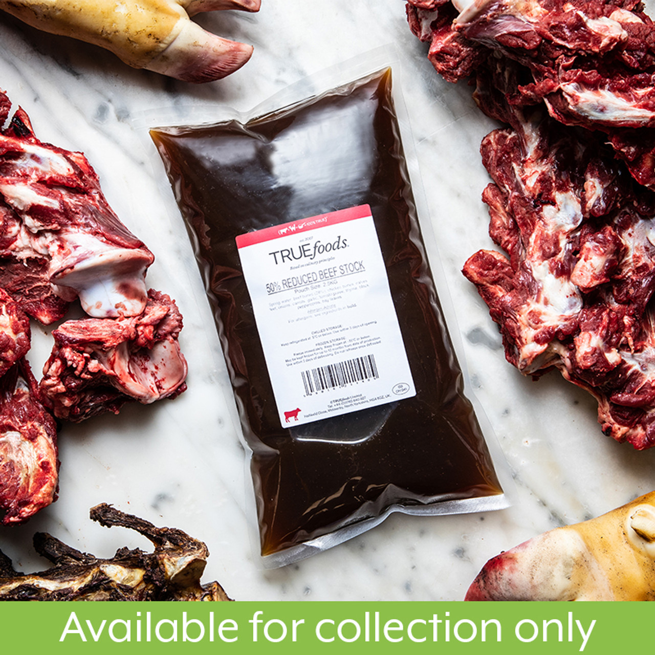 TRUEfoods 50% REDUCED BEEF STOCK 2.5kg