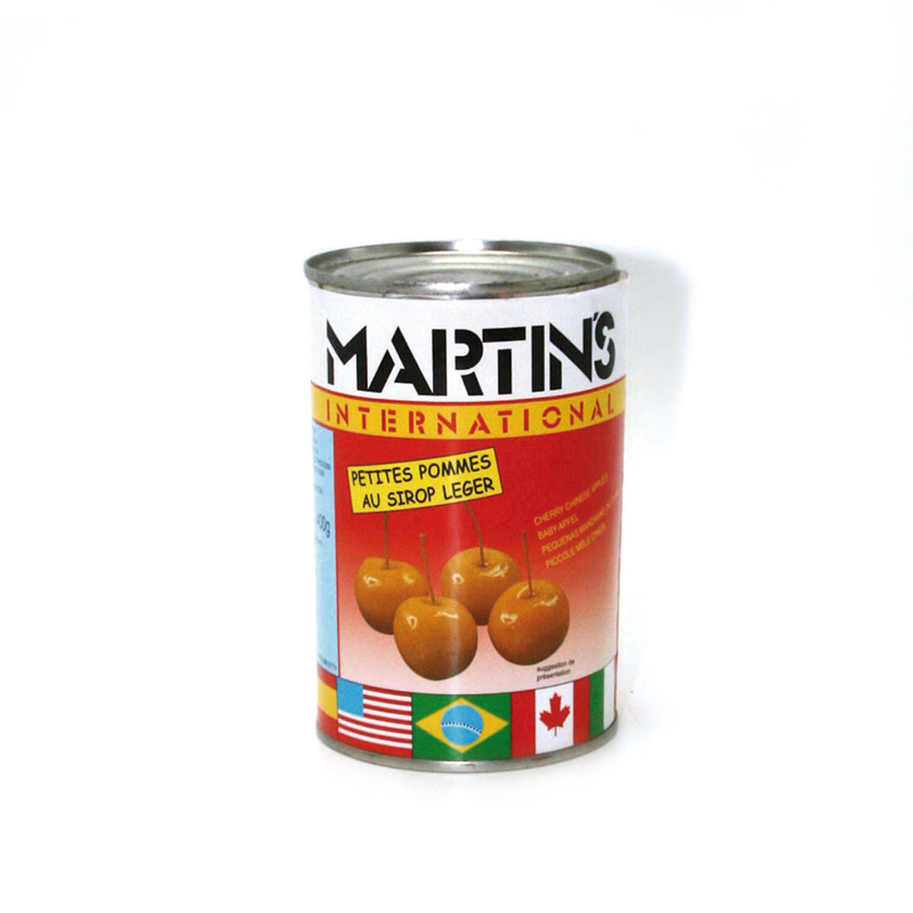 MARTINS - WHOLE BABY APPLES IN LIGHT SYRUP - 400g