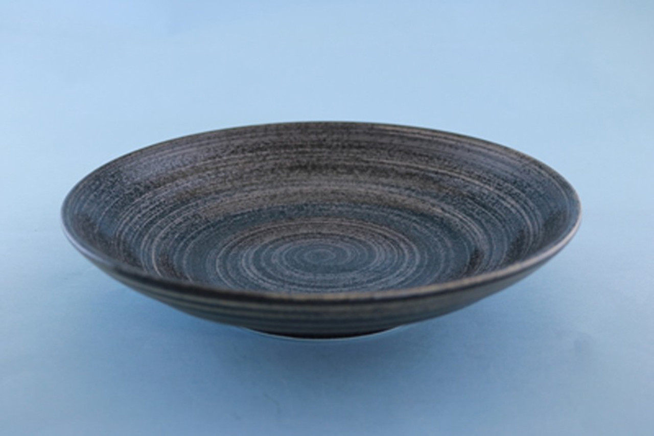 BLACK SHIFUKU - PLATE - 22.5 x 5 cm TYPHOON YT6231