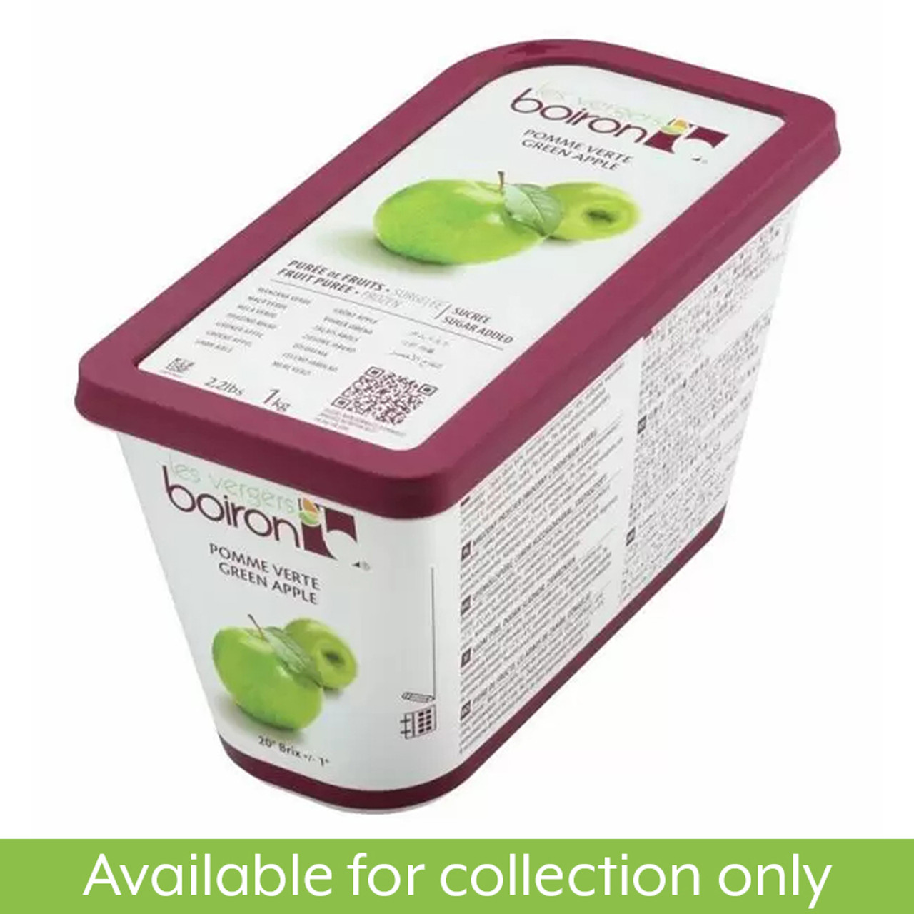 BOIRON FROZEN GREEN APPLE PUREE 1KG