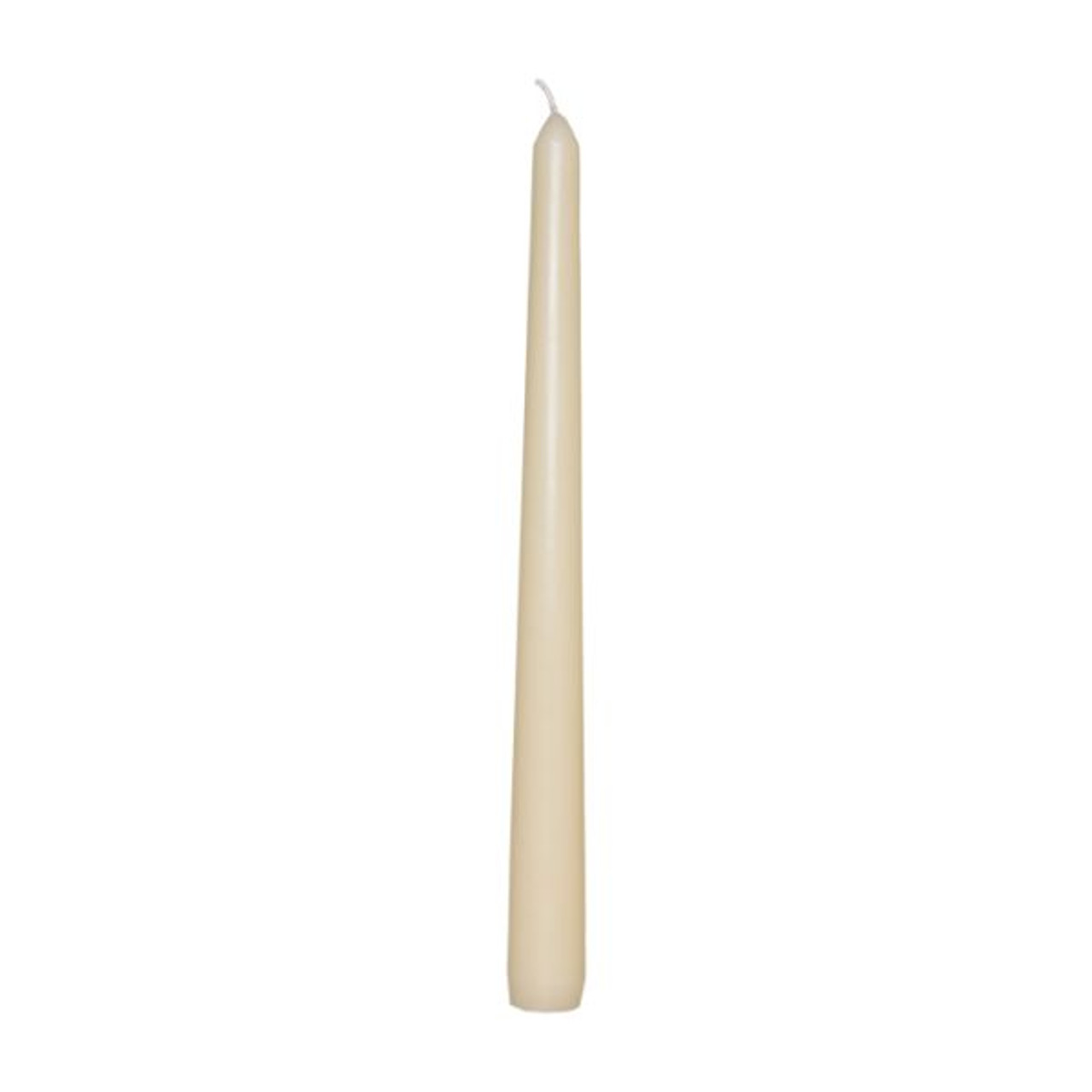 IVORY TAPERED DINNER CANDLES 10” x 200