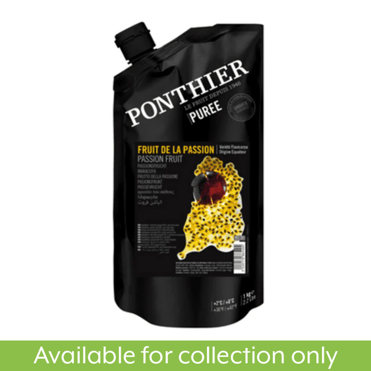 PONTHIER - PASSIONFRUIT PUREE - 1KG