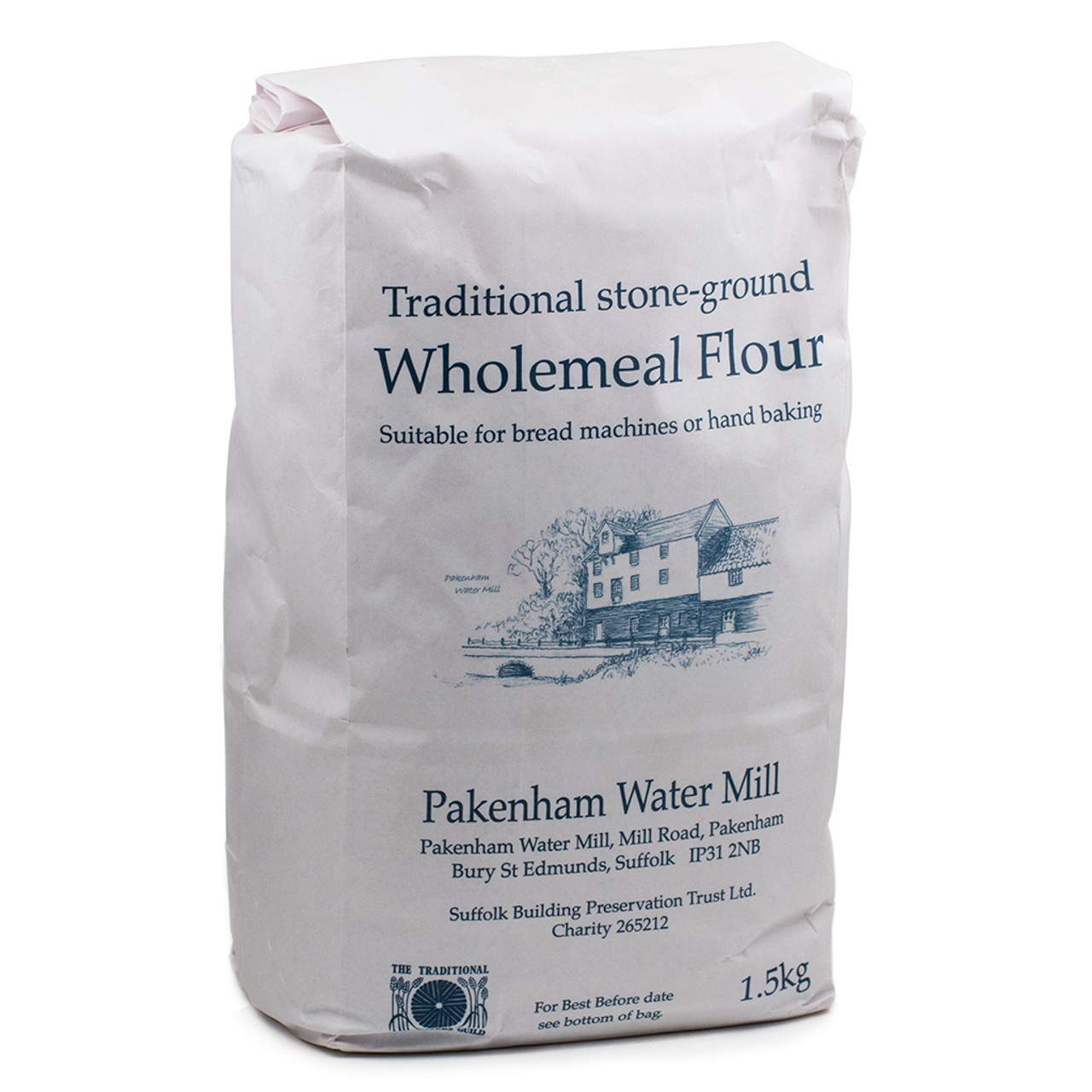 Pakenham Water Mill Stone-Ground Wholemeal Flour 1.5kg