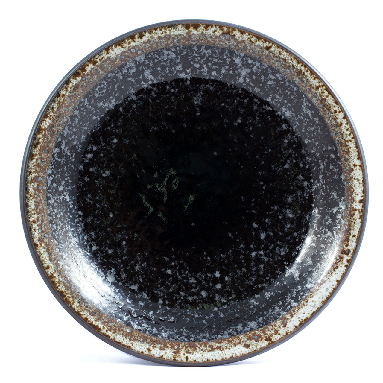 KOSUI - BLACK SPECKLED - PLATE - 25.5cm