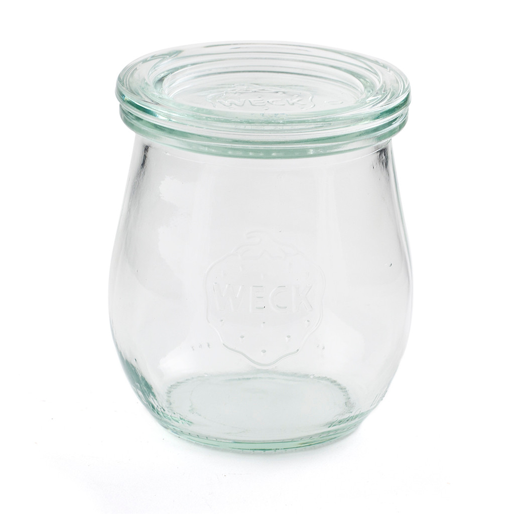 Glass Yoghurt Pot with Lid 220ml - Main Image