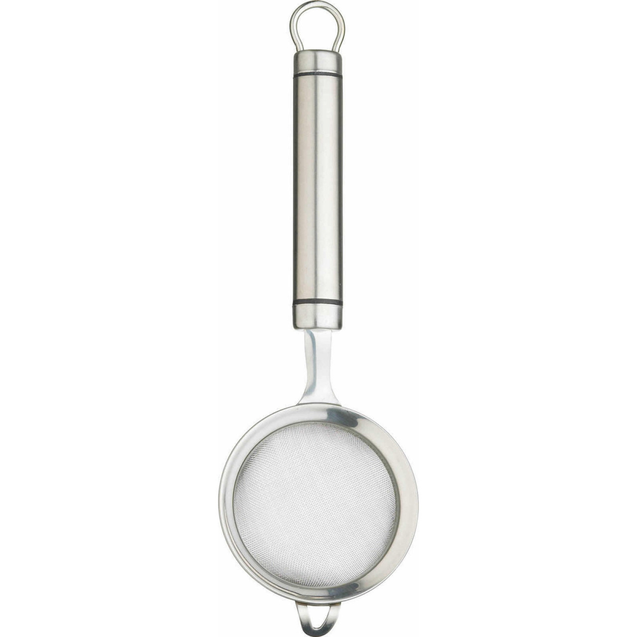 KITCHENCRAFT - OVAL HANDLED PROFESSIONAL STAINLESS STEEL SIEVE - 7cm