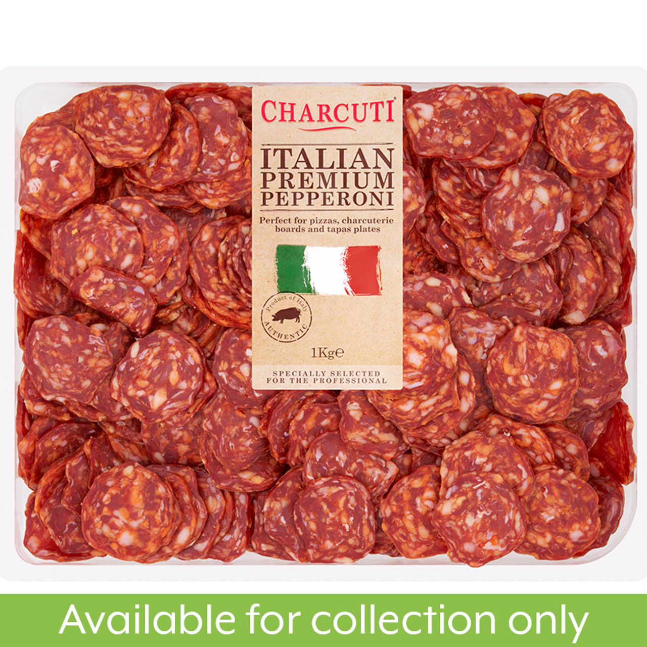 CHARCUTI SLICED PEPPERONI SALAMI 1KG Infusions4chefs