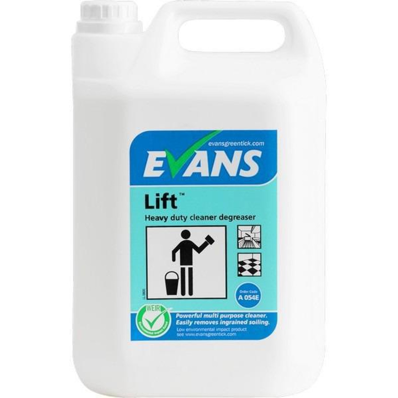 EVANS LIFT UNPERFUMED KITCHEN DEGREASER 5L 