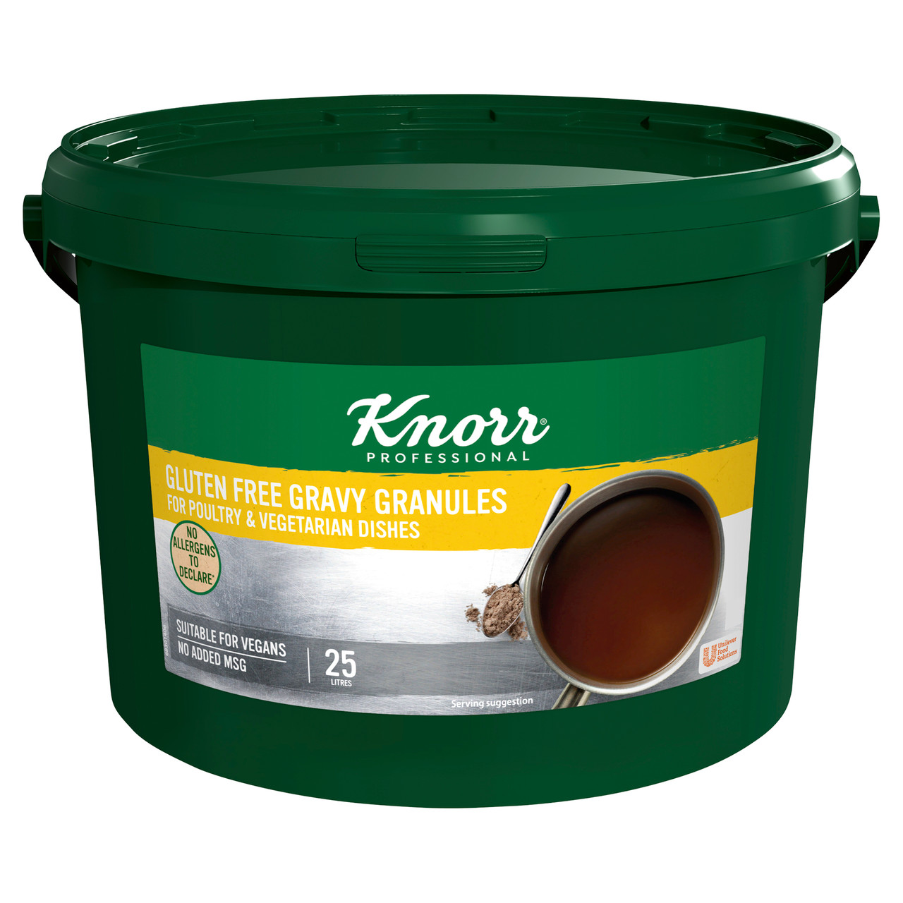 KNORR VEGAN & GF GRAVY GRANULES (POULTRY) 25L 1.9KG Infusions4chefs