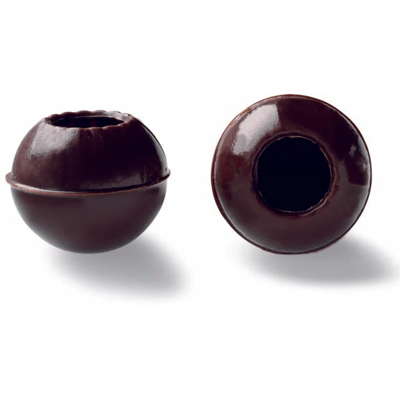 DOBLA - CHOCOLATE TRUFFLE SHELLS (DARK) - 504pcs