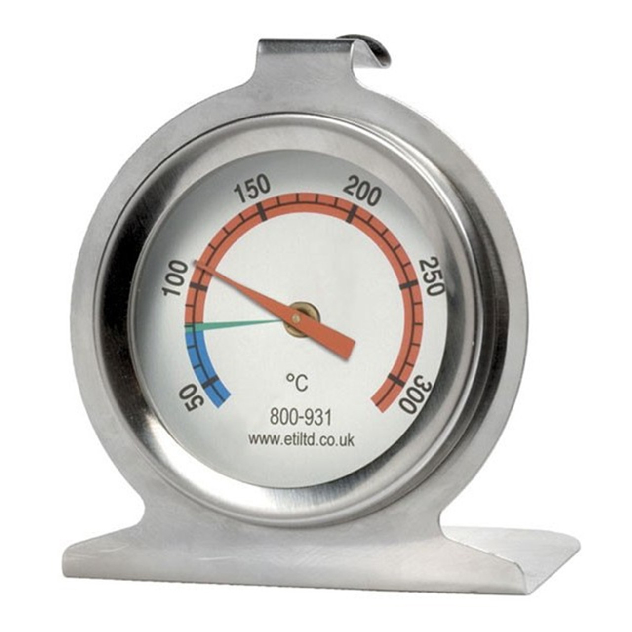 STAINLESS STEEL OVEN THERMOMETER 50MM
