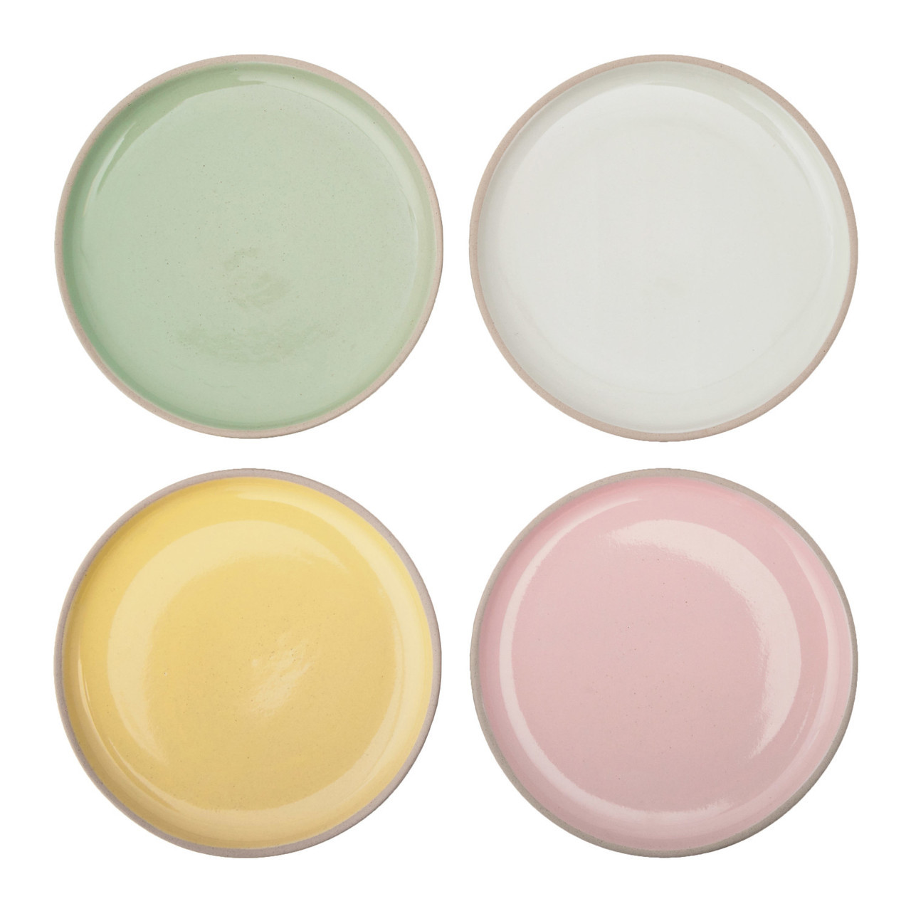 Jamie Oliver Big Love Little Plates Set of Mixed Colours 19cm