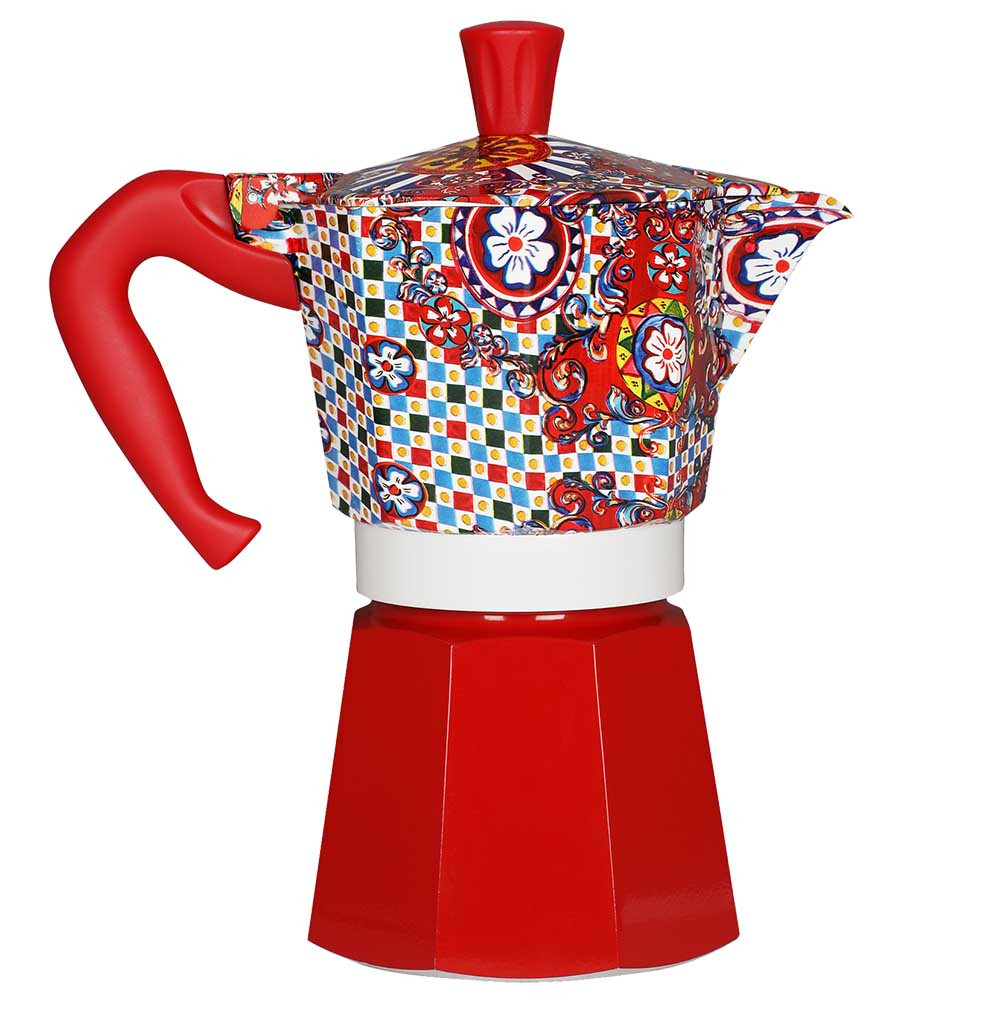 Bialetti Dolce & Gabbana Sicilian Cart Moka Express 6 Cup