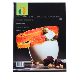Art Culinaire #102 features chef recipes, profiles, and photography in a hardback edition for professionals and passionate home cooks. Art Culinaire #102 features chef recipes, profiles, and photography in a hardback edition for professionals and passionate home cooks.