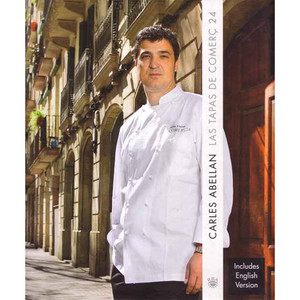 Las Tapas de Comerc 24 by Carles Abellan is a 246 page bilingual hardback with modern Spanish tapas recipes inspired by Barcelona’s renowned Comerc 24 restaurant. Las Tapas de Comerc 24 by Carles Abellan is a 246 page bilingual hardback with modern Spanish tapas recipes inspired by Barcelona’s renowned Comerc 24 restaurant.