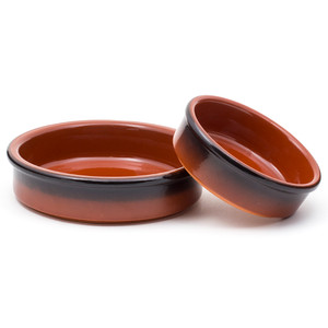 Traditional 9cm Terracotta Tapas Dish. Authentic Spanish design, oven & microwave safe. Perfect for serving tapas, appetisers, dips, olives & desserts. Traditional 9cm Terracotta Tapas Dish. Authentic Spanish design, oven & microwave safe. Perfect for serving tapas, appetisers, dips, olives & desserts.