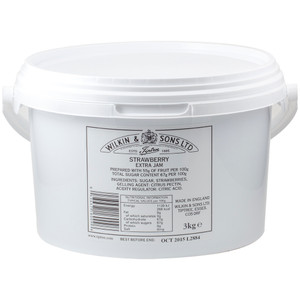 Tiptree Strawberry Jam 3kg made with juicy British strawberries. Perfect for breakfasts, desserts, afternoon tea, baking and catering kitchens. Tiptree Strawberry Jam 3kg made with juicy British strawberries. Perfect for breakfasts, desserts, afternoon tea, baking and catering kitchens.