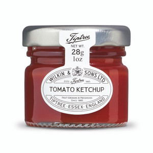 Tiptree Tomato Ketchup Mini Jar 28g x 72 with rich tangy flavour. Perfect for hotels, catering, breakfast buffets, room service and events. Tiptree Tomato Ketchup Mini Jar 28g x 72 with rich tangy flavour. Perfect for hotels, catering, breakfast buffets, room service and events.