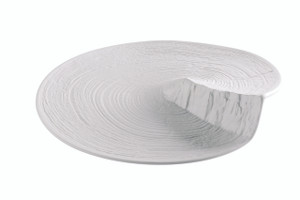 Pordamsa Arbre Matte Podium Plate 28cm, premium porcelain plate with a unique tree ring design. Durable, heat resistant, and perfect for creative food presentation. Pordamsa Arbre Matte Podium Plate 28cm, premium porcelain plate with a unique tree ring design. Durable, heat resistant, and perfect for creative food presentation.