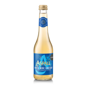 Aspall Organic White Wine Vinegar 350ml. Made in Suffolk from organic white wine with a clean, refreshing taste. Perfect for dressings, marinades, sauces, and pickling. Aspall Organic White Wine Vinegar 350ml. Made in Suffolk from organic white wine with a clean, refreshing taste. Perfect for dressings, marinades, sauces, and pickling.