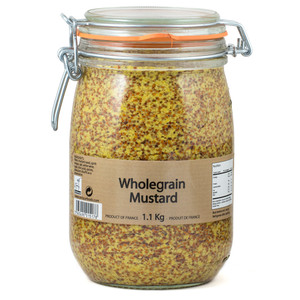 Centaur Wholegrain Mustard 1kg. Traditional coarse mustard with whole seeds, perfect for sauces, marinades, sandwiches and classic cooking. Centaur Wholegrain Mustard 1kg. Traditional coarse mustard with whole seeds, perfect for sauces, marinades, sandwiches and classic cooking.