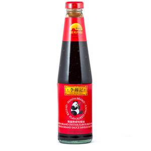 Lee Kum Kee Panda Oyster Sauce 510g. Authentic Chinese sauce with rich savoury flavour, perfect for stir fries, marinades, glazes and dipping. Lee Kum Kee Panda Oyster Sauce 510g. Authentic Chinese sauce with rich savoury flavour, perfect for stir fries, marinades, glazes and dipping.