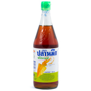Squid Brand Fish Sauce 725ml. Authentic Thai fish sauce made from fermented anchovies and salt. Perfect for curries, stir fries, marinades, soups and dipping sauces. Squid Brand Fish Sauce 725ml. Authentic Thai fish sauce made from fermented anchovies and salt. Perfect for curries, stir fries, marinades, soups and dipping sauces.