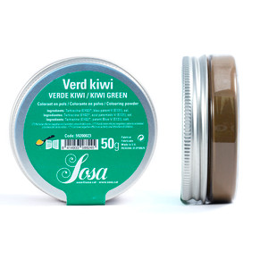 Sosa Kiwi Green Colouring Powder 70g adds a bold kiwi green hue to cakes, icings, and sugar work. Water-soluble, concentrated, and flavour neutral. Sosa Kiwi Green Colouring Powder 70g adds a bold kiwi green hue to cakes, icings, and sugar work. Water-soluble, concentrated, and flavour neutral.