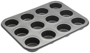 Bake perfect mini treats with the MasterClass Non-Stick Twelve Hole Mini Sandwich Tin. With loose bases and non-stick coating for easy release and cleaning. Bake perfect mini treats with the MasterClass Non-Stick Twelve Hole Mini Sandwich Tin. With loose bases and non-stick coating for easy release and cleaning.
