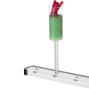 Keep food presentation tidy with the Acrylic Deli Stick Holder 4 Hole. Perfect for cake pops, skewers and appetisers at home or events.