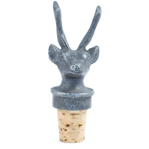 Iron Stag Bottle Stopper 9cm with airtight cork seal. Stylish rustic wine stopper for standard bottles, ideal for dining, gifting, and entertaining. Iron Stag Bottle Stopper 9cm with airtight cork seal. Stylish rustic wine stopper for standard bottles, ideal for dining, gifting, and entertaining.