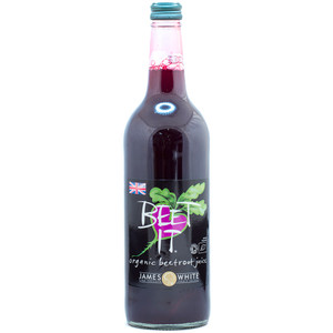 James White Organic Beetroot Juice 750ml with a naturally earthy flavour. Enjoy chilled, in smoothies, or for cooking and recipes. James White Organic Beetroot Juice 750ml with a naturally earthy flavour. Enjoy chilled, in smoothies, or for cooking and recipes.