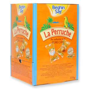 La Perruche Mixed Wrapped Sugar Cubes 2.5kg individually wrapped white and brown sugar cubes for coffee, catering, desserts and hospitality use. La Perruche Mixed Wrapped Sugar Cubes 2.5kg individually wrapped white and brown sugar cubes for coffee, catering, desserts and hospitality use.
