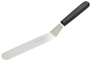 Sweetly Does It Cranked Palette Knife 25cm with stainless steel blade and ergonomic handle, ideal for cake decorating, baking and food presentation. Sweetly Does It Cranked Palette Knife 25cm with stainless steel blade and ergonomic handle, ideal for cake decorating, baking and food presentation.