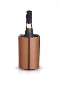 Keep wine perfectly chilled with the Barcraft Double Walled Copper Finish Wine Cooler. Stylish, practical and ideal for serving at home or when entertaining. Keep wine perfectly chilled with the Barcraft Double Walled Copper Finish Wine Cooler. Stylish, practical and ideal for serving at home or when entertaining.