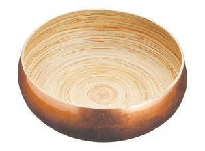 Serve salads, fruit and sharing dishes in style with the Artesa Large 26cm Bamboo Serving Bowl. Durable, lightweight and finished with a modern copper touch. Serve salads, fruit and sharing dishes in style with the Artesa Large 26cm Bamboo Serving Bowl. Durable, lightweight and finished with a modern copper touch.