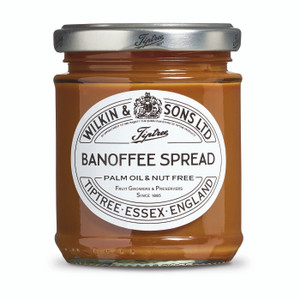 Tiptree Banoffee Spread 210g with sweet banana and rich toffee flavour. Perfect for spreading, drizzling or baking to enjoy the taste of banoffee pie anytime. Tiptree Banoffee Spread 210g with sweet banana and rich toffee flavour. Perfect for spreading, drizzling or baking to enjoy the taste of banoffee pie anytime.